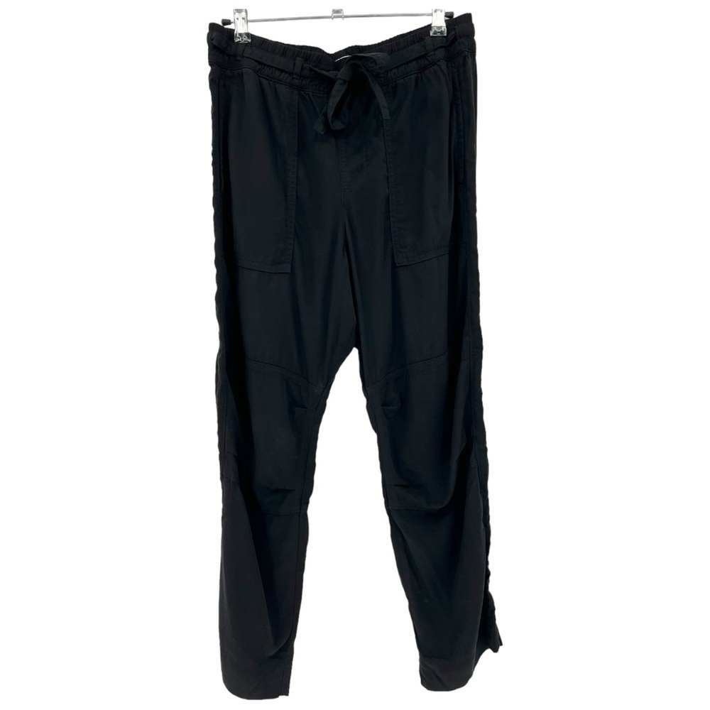 NSF Pull On Drawsting Waist Pant in Black Tencel Rayon Size M